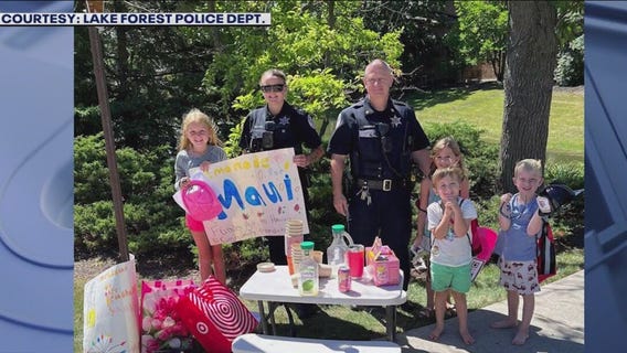 Suburban family raises money for Maui wildfire victims with lemonade stand