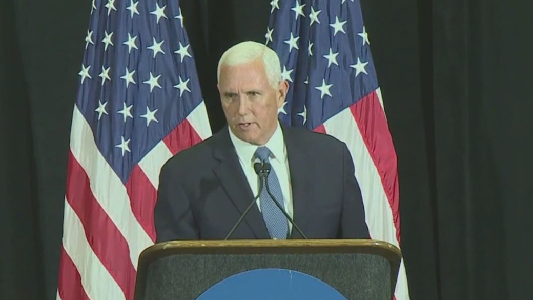 Former VP Mike Pence reacts to Trump's newest indictment