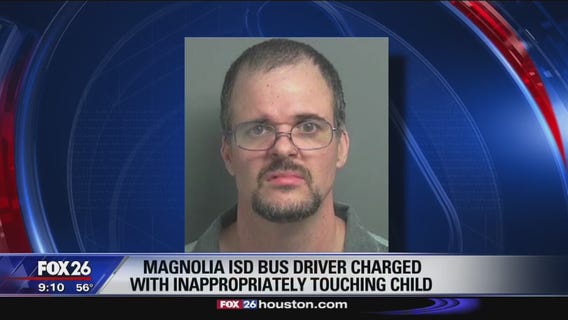 Magnolia school bus driver charged with child indecency