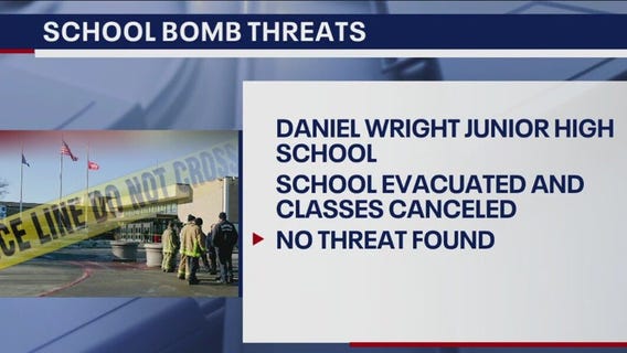 2 suburban schools receive bomb threats