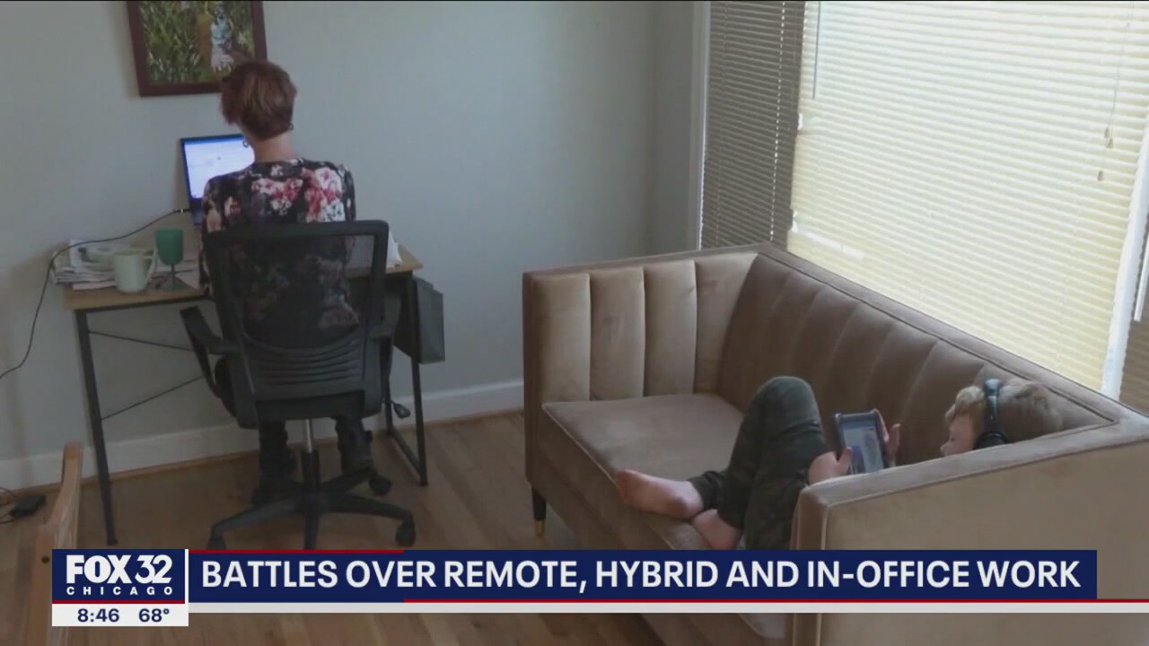 Companies debate remote, hybrid and in-office work