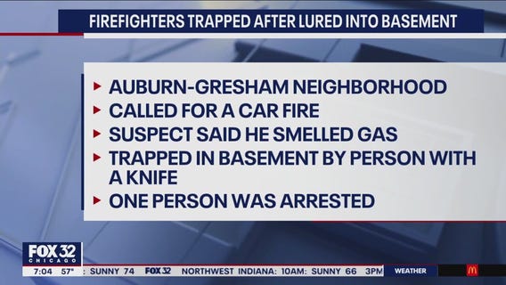 2 Chicago firefighters escape after man lures them into home doused in gasoline, pulls knife on them