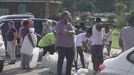 Idalia moving across the Carolinas