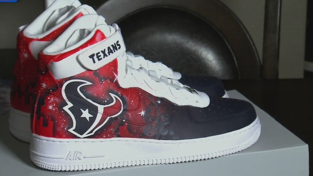 Bayou City Buzz: Custom Texans Shoes