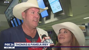 Houston Texans fans navigate flight cancellations due to weather