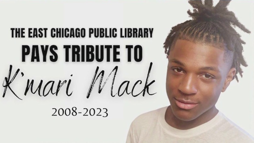 Library pays tribute to teen who died in Lake Michigan