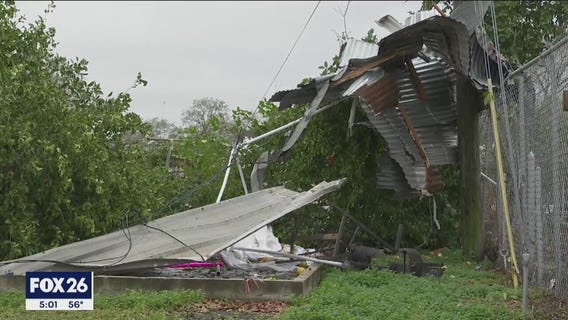 Crews begin cleanup after Friday night storm