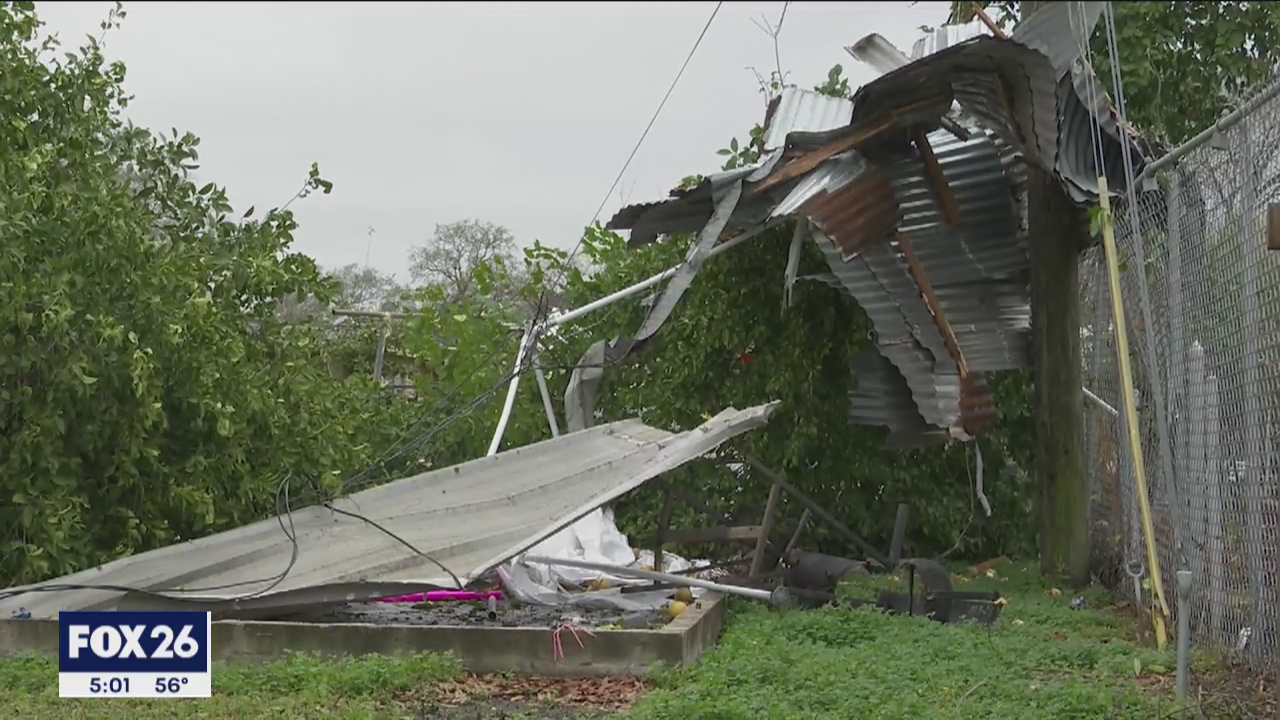 Crews begin cleanup after Friday night storm