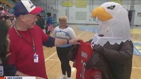 Maine West High School celebrates Orange Friday with some serious pep