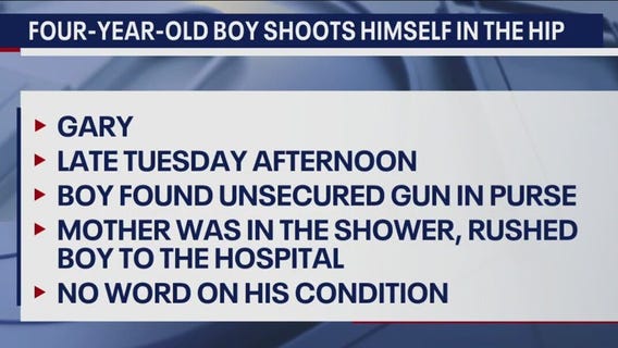 4-year-old accidently shoots himself in Gary