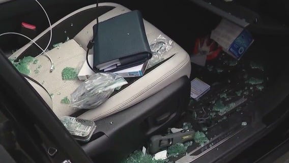 Cars smashed, ransacked in Chicago