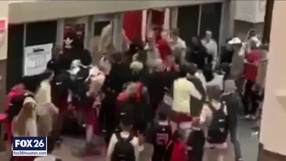 High school game ends in brawl