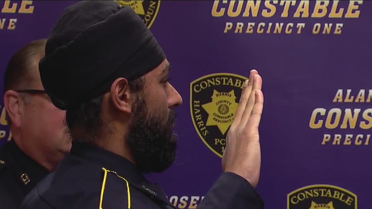 Harris County?s first-ever turban-wearing constable?s deputy sworn in