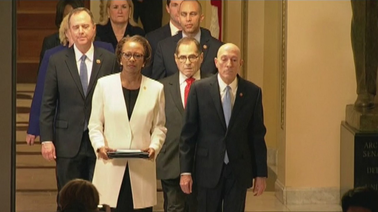 The impeachment process advances to the senate