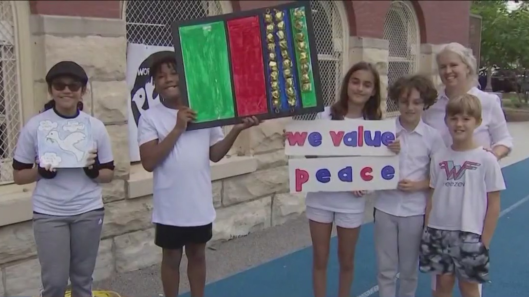 International Peace Day: Chicago school takes part in celebrations