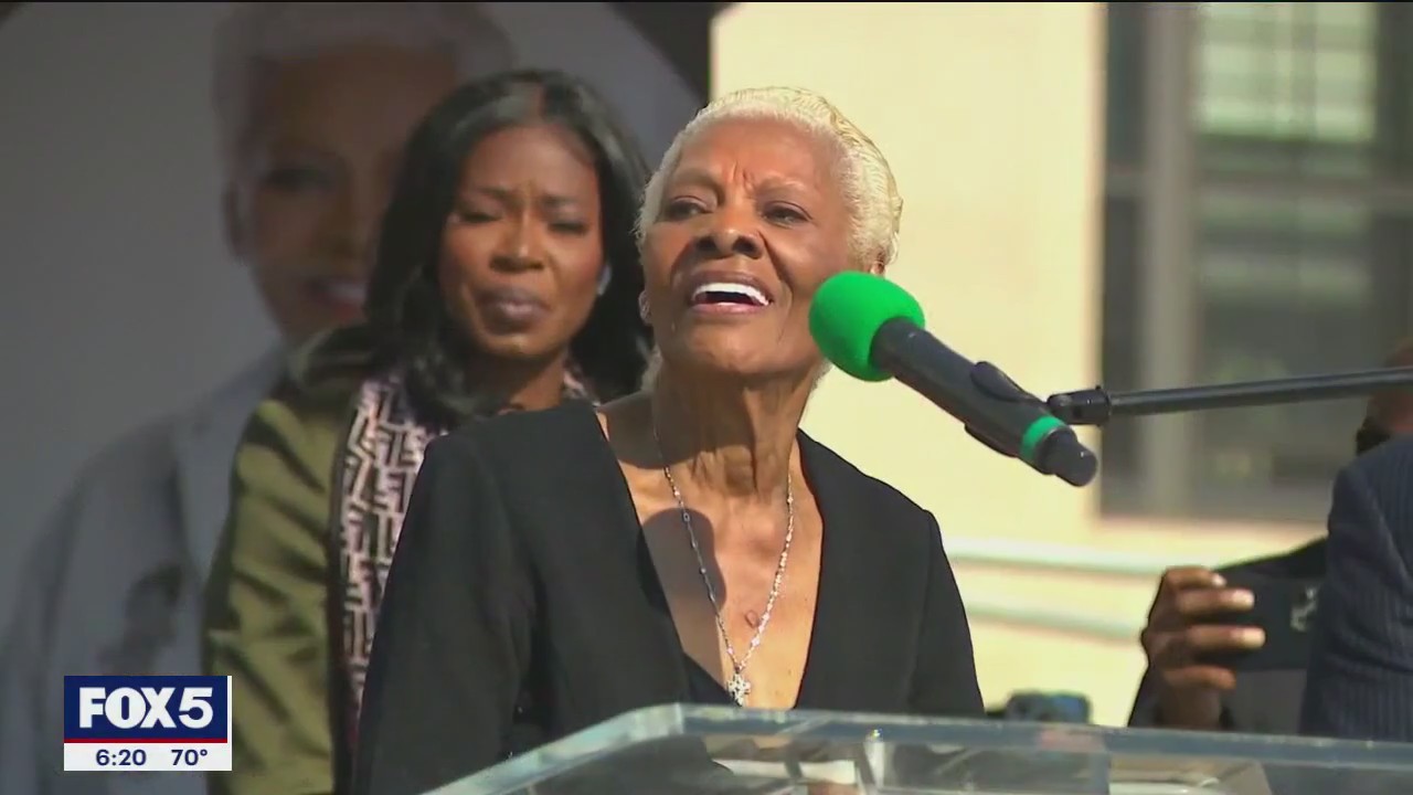 Music legend Dionne Warwick street renaming in NJ | FOX 5 New York