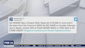 Mattress Mack offering deal if 49ers win