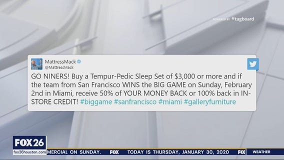 Mattress Mack offering deal if 49ers win