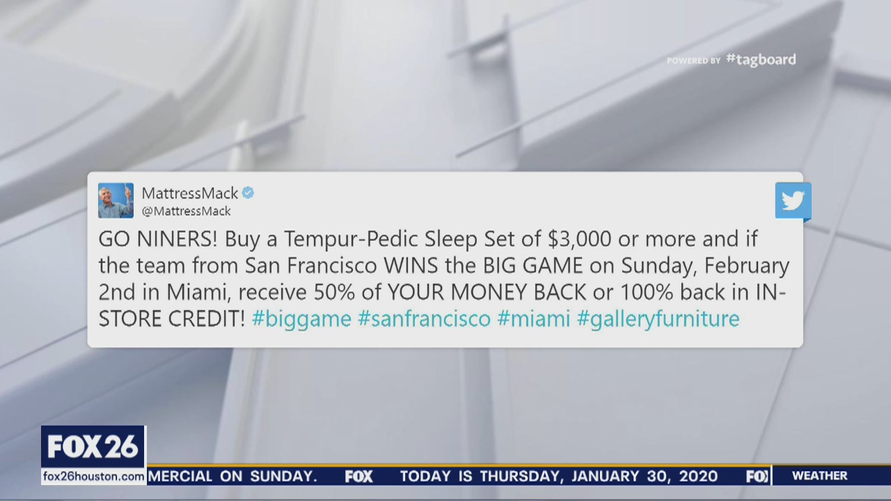 Mattress Mack offering deal if 49ers win