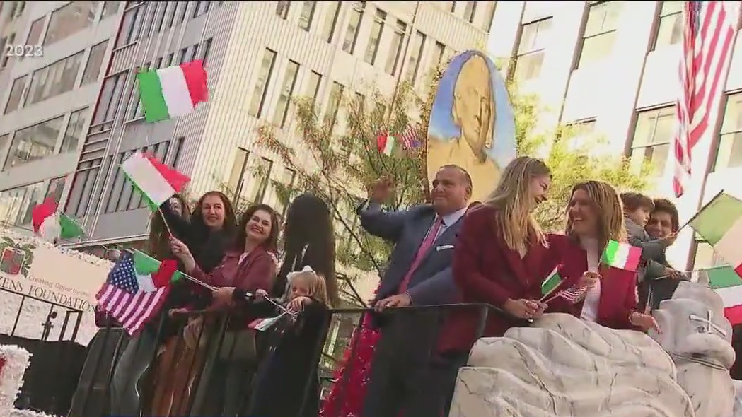 Columbus Day Parade today in NYC