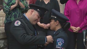 Riverside police officer sworn in after decades-old theft leads to decertification