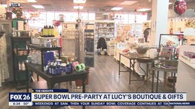 Super Bowl pre-party at Lucy's Boutique and Gifts
