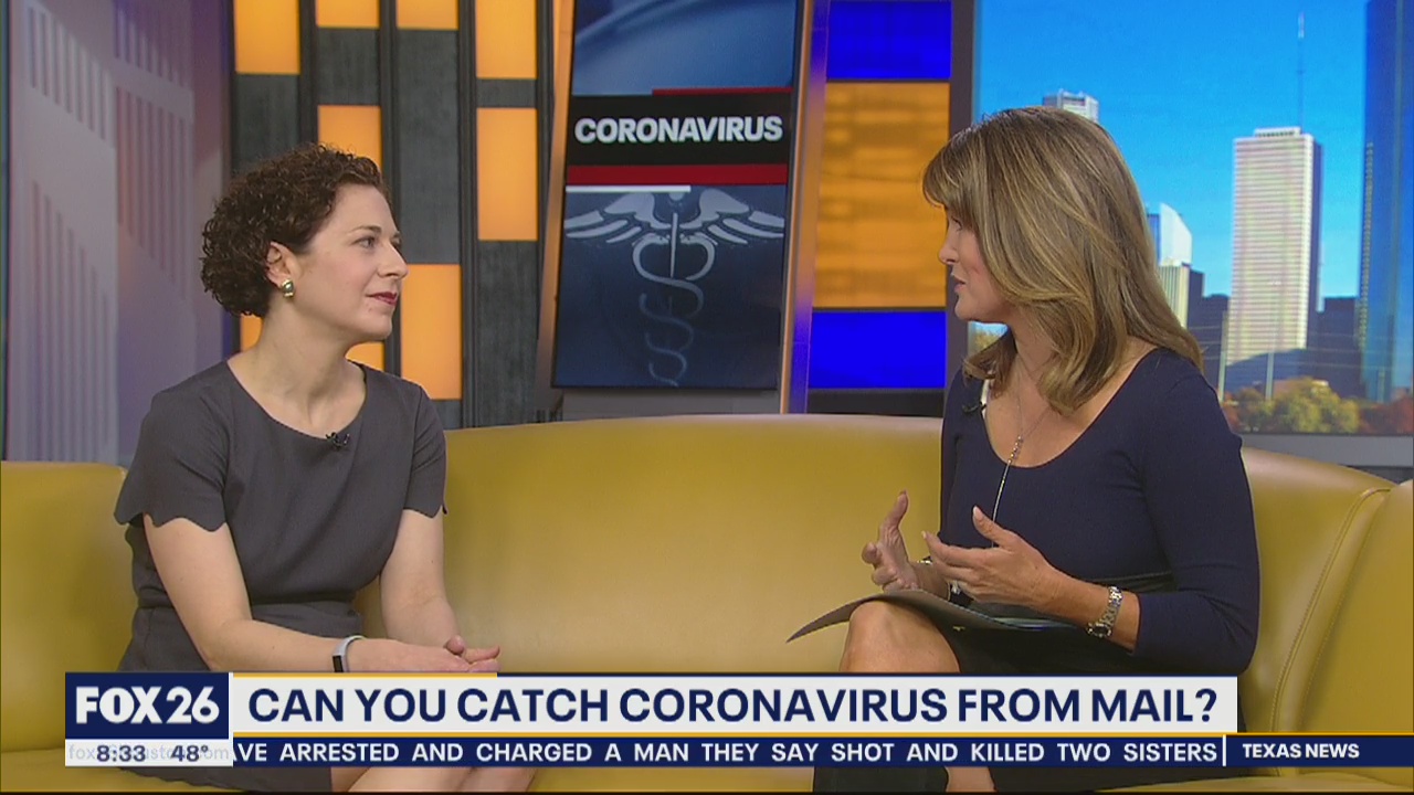 Can you catch coronavirus from mail?
