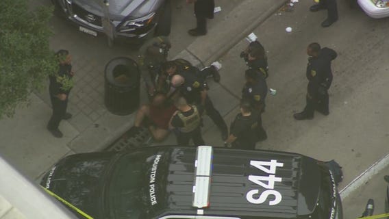 Police chase end in arrest in downtown Houston