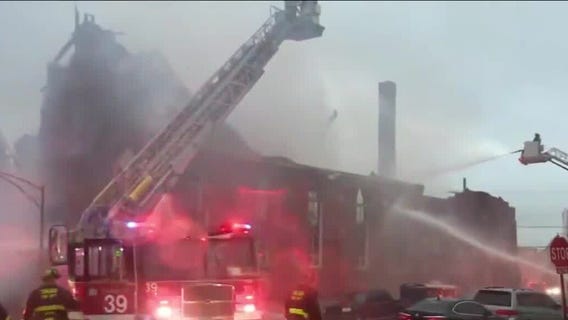 Steeple collapses in fire at 100-year-old South Side church