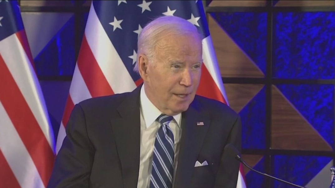 Israel will allow humanitarian aid to move into Gaza from Egypt, Biden says