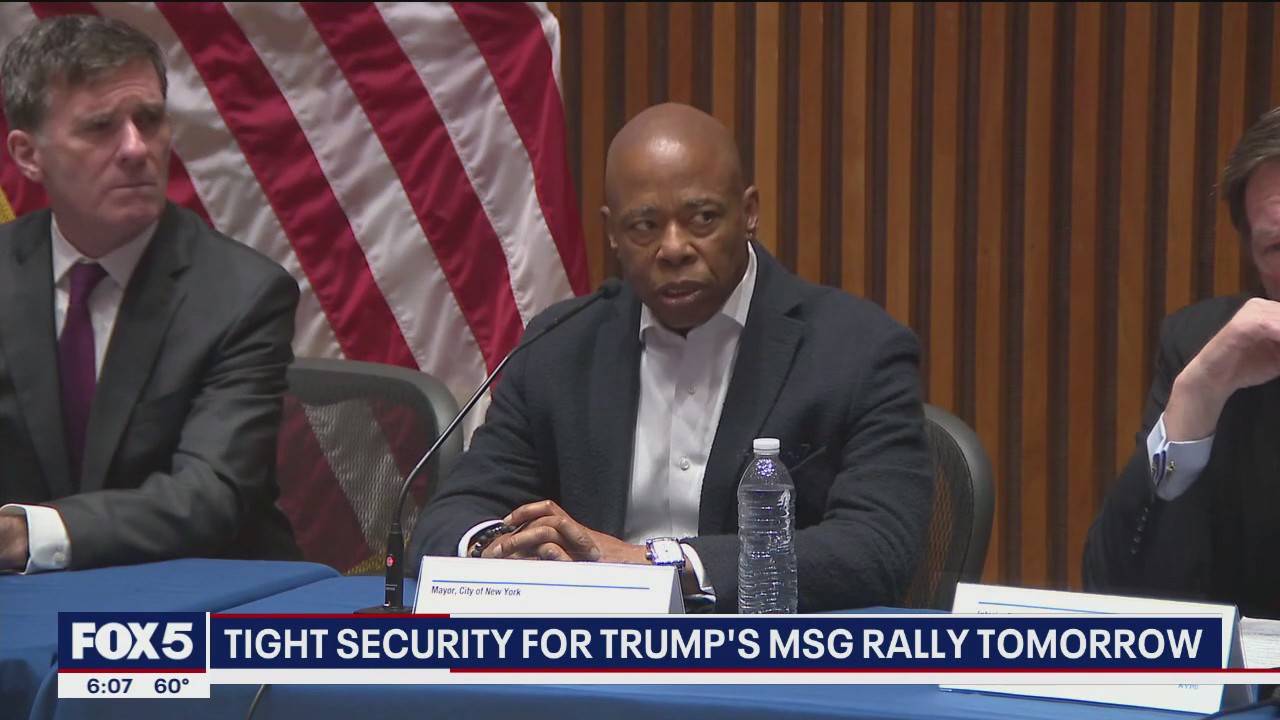 Tight security for Trump MSG rally