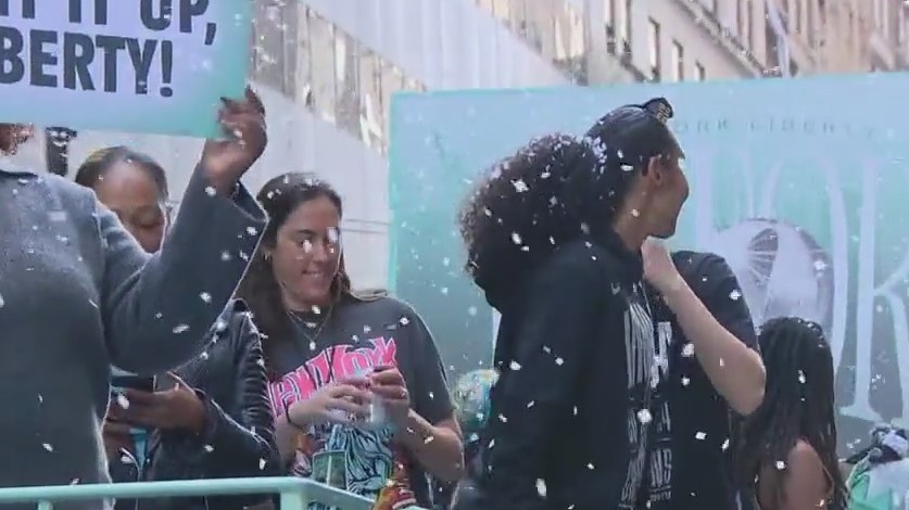City honors NY Liberty with ticker-tape parade