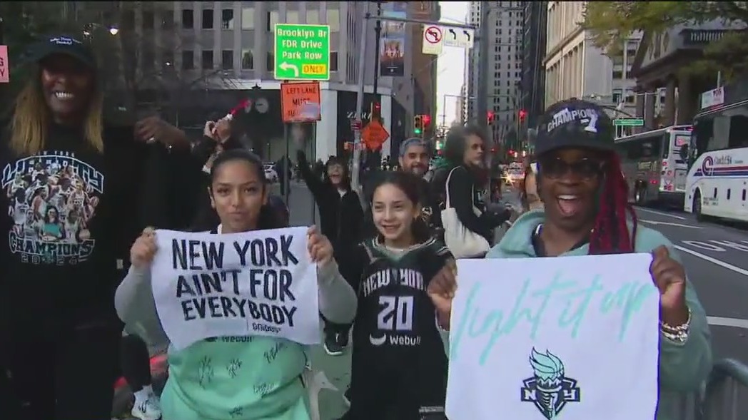 New York Liberty championship parade starting soon