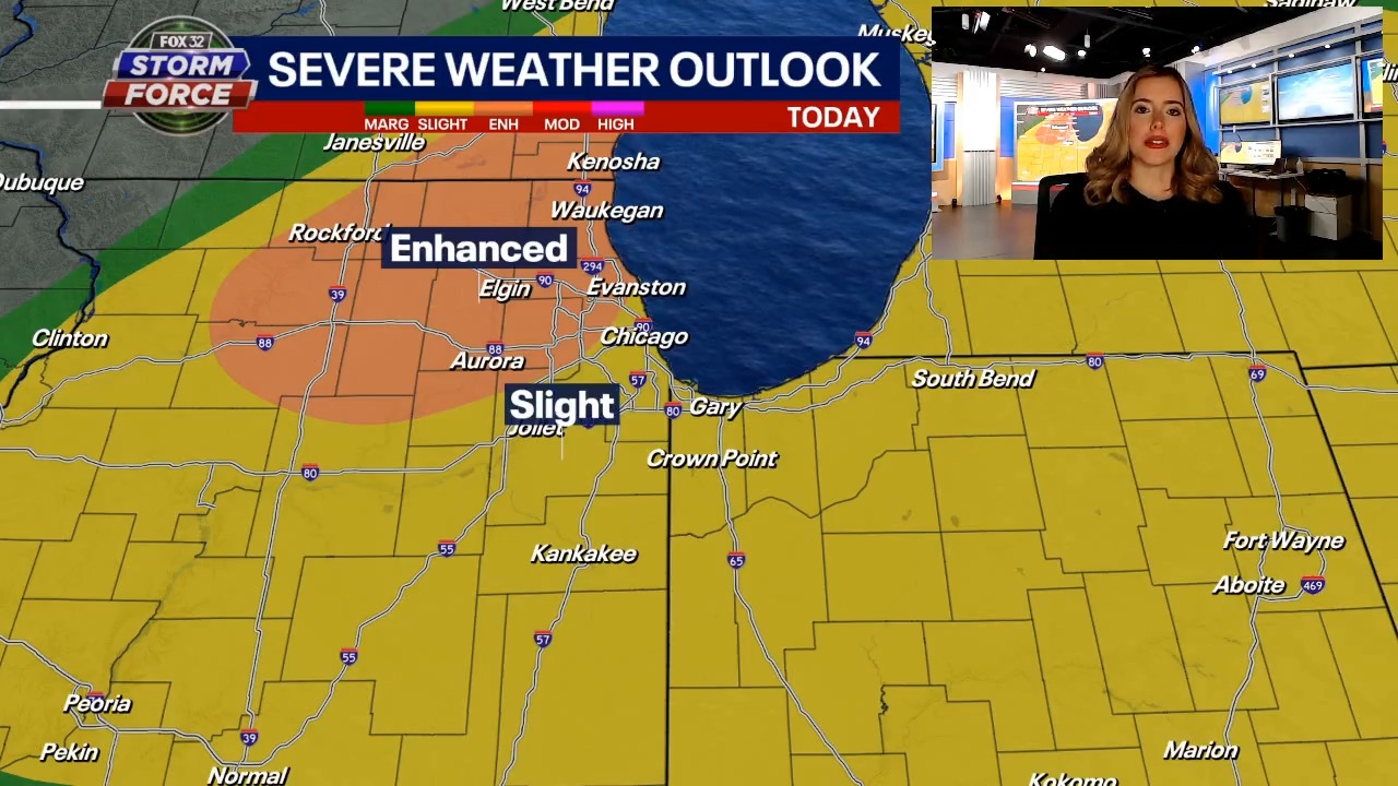 Chicago weather: Record heat, severe storms possible Tuesday