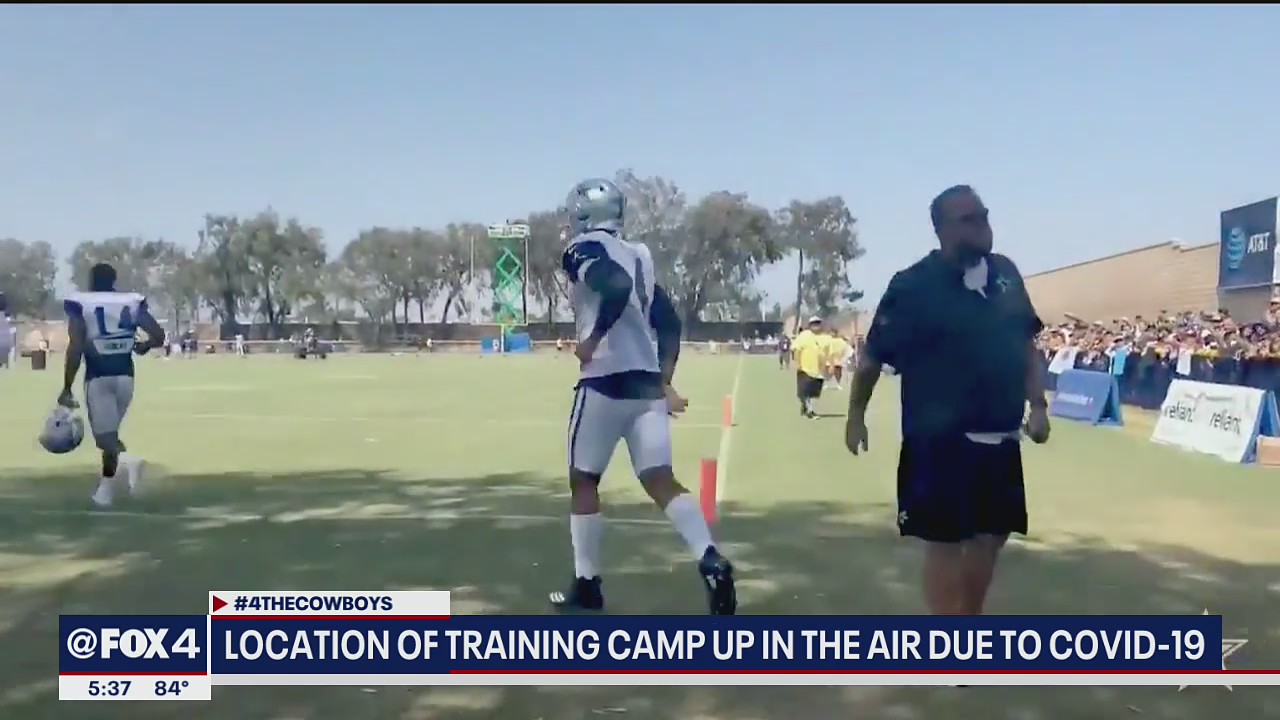 Location of Cowboys training camp up in the air due to COVID-19