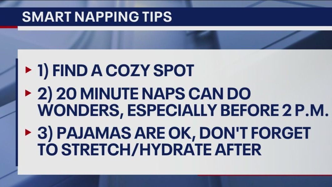 Smart sleeping patterns on National Napping Day