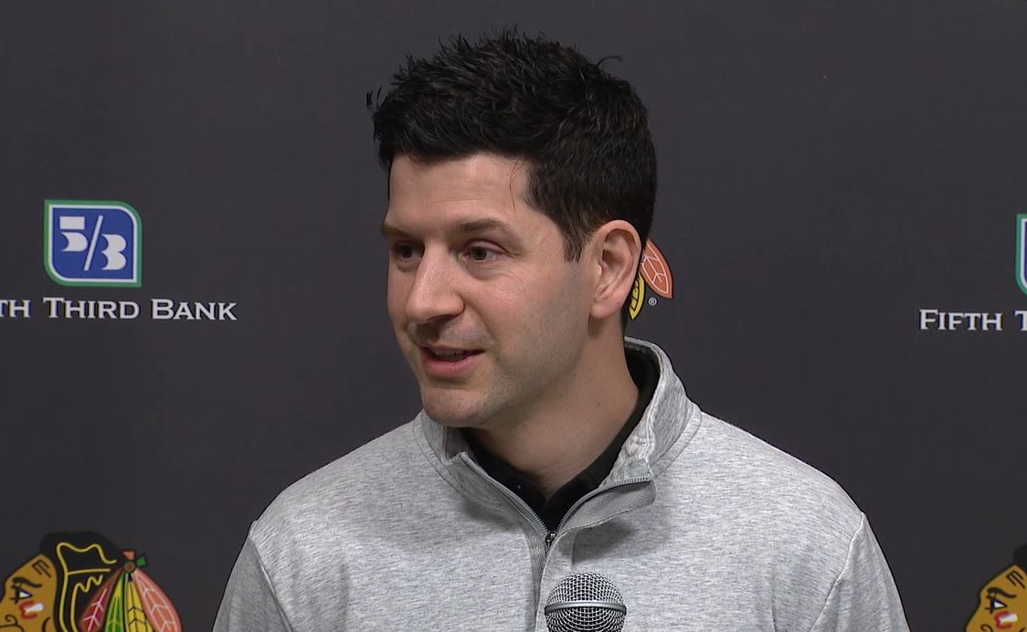 Full trade deadline press conference with Chicago Blackhawks GM Kyle Davidson