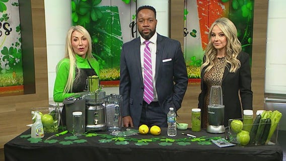 Make your skin glow this St. Patrick's Day with green juice