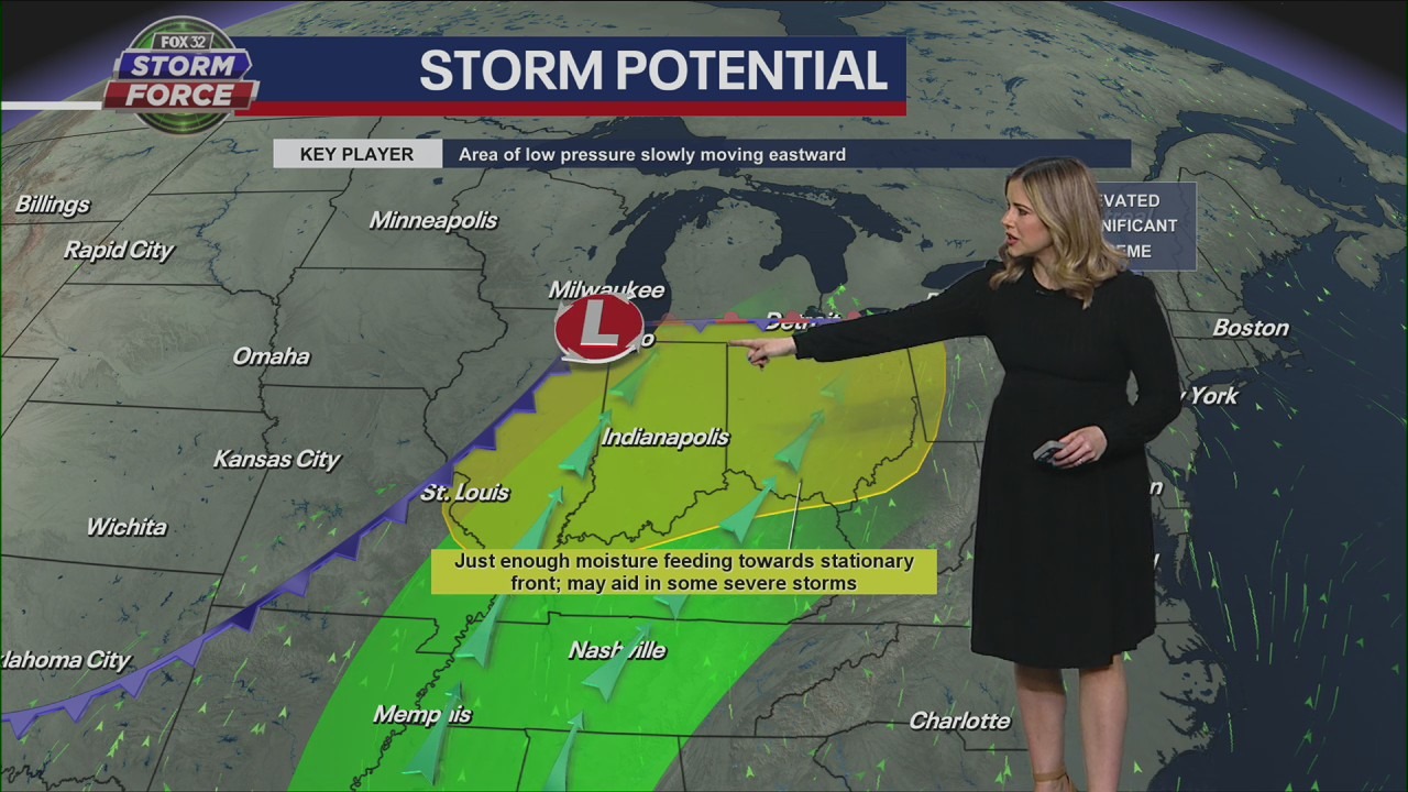 Severe storms, tornadoes possible in south suburbs, NW Indiana
