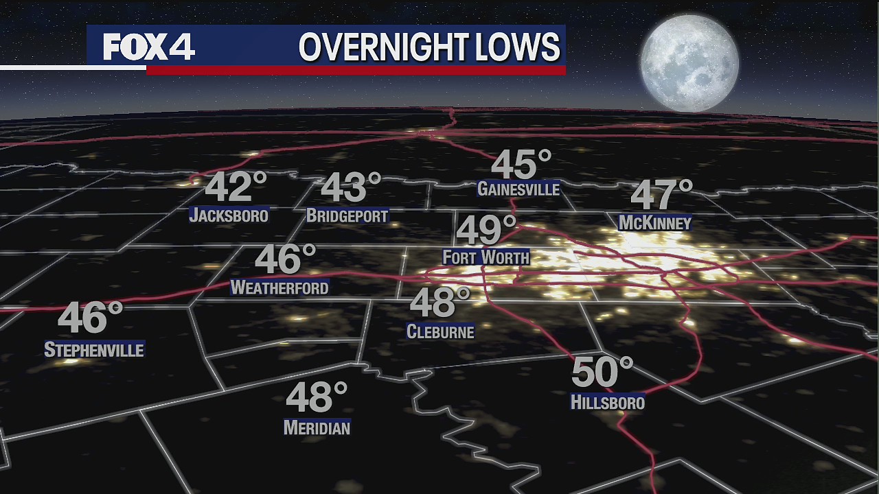 Oct. 15 overnight forecast