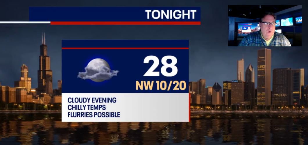 Chicago weather: Brief cold snap brings possibility of snow Sunday night