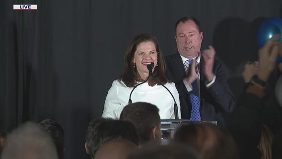 'Cautiously optimistic': Eileen O'Neill Burke addresses supporters amid tight race