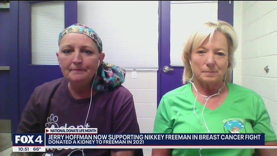 Coach who donated kidney now supporting recipient in cancer battle