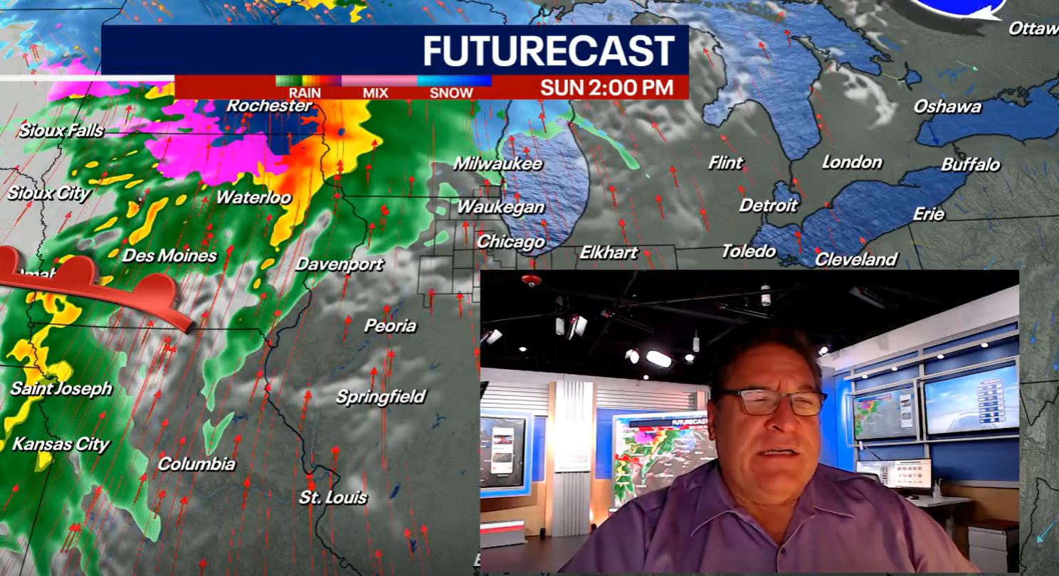 Chicago weather: Clouds will likely bring rain by Monday