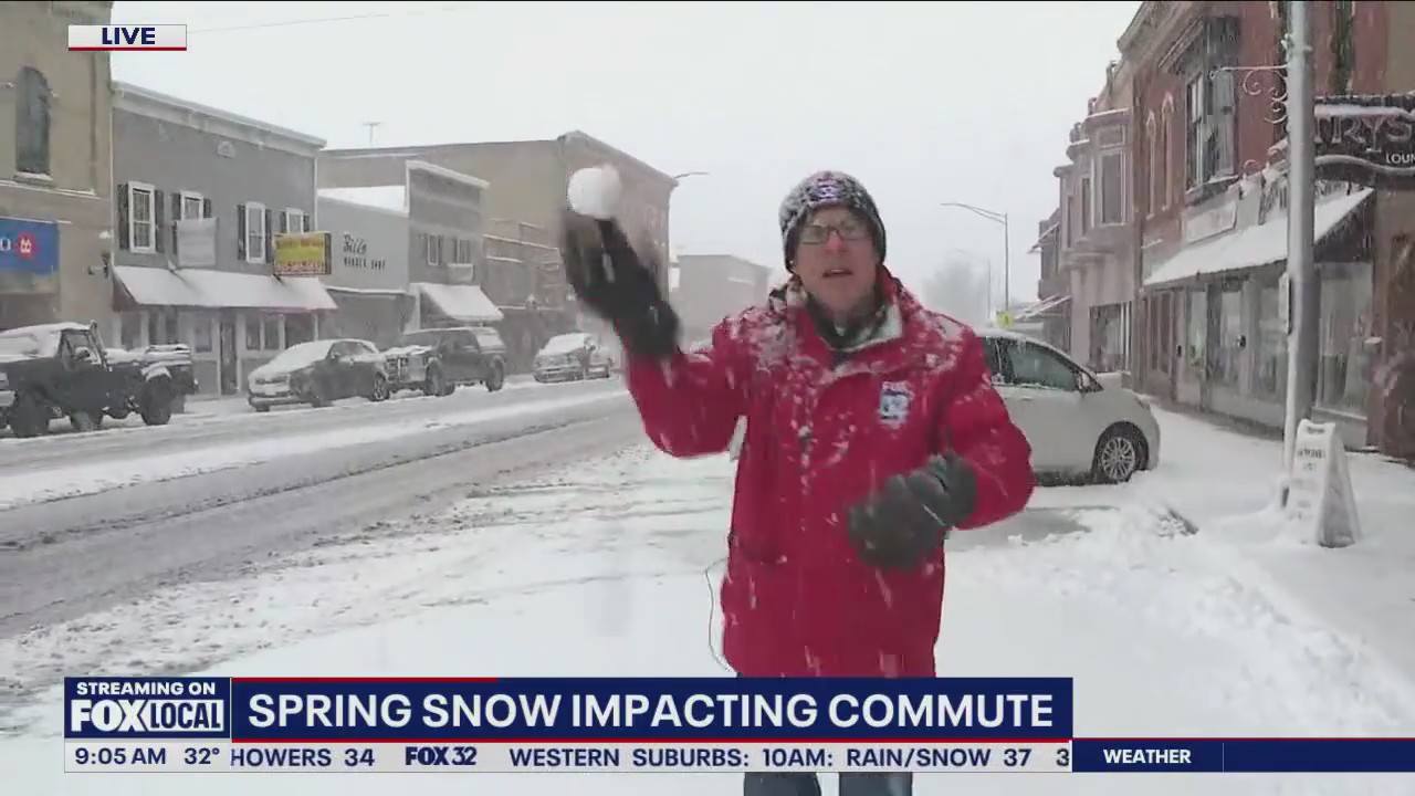 McHenry County takes direct hit from spring snowstorm