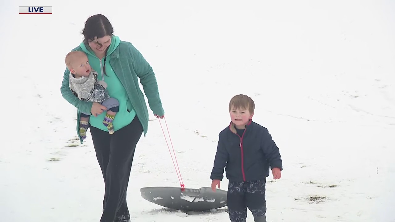 Crystal Lake sees one last winter hurrah with several inches of snow