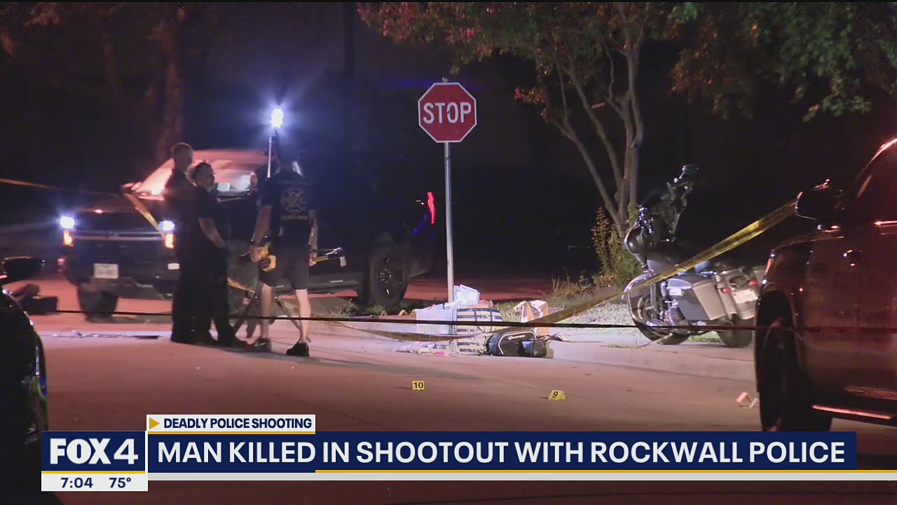 Man killed in shootout with Rockwall police | FOX 4 Dallas-Fort Worth