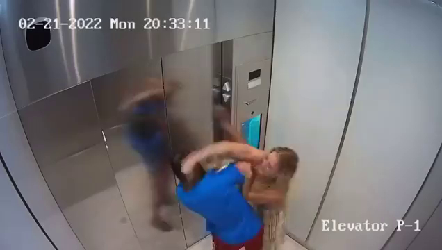 OnlyFans model attacks boyfriend in surveillance video