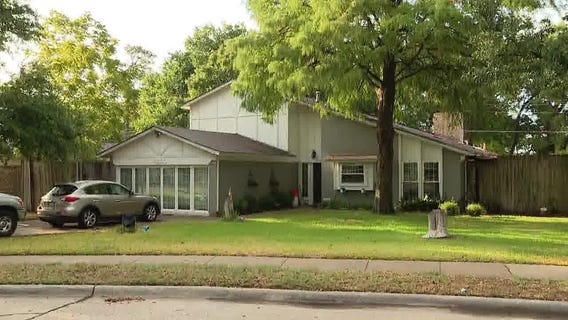 Lightning strikes Irving home