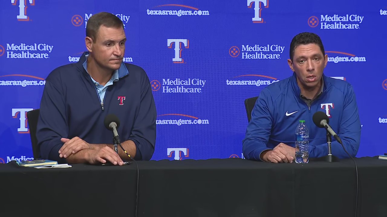 Texas Rangers' Jon Daniels, Chris Young discuss firing Chris Woodward